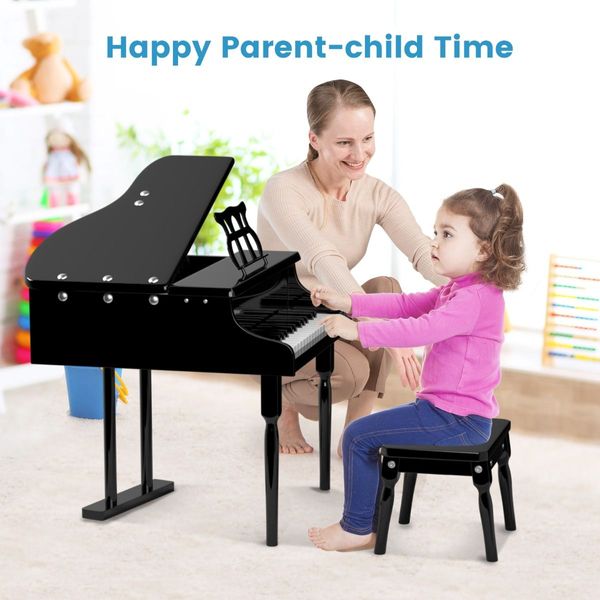 30 Keys Piano Keyboard Toy with Sheet Music Stand for Kids