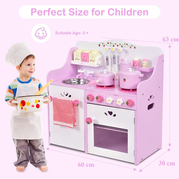 Cooking Toys with Utensils Appliances for Kids