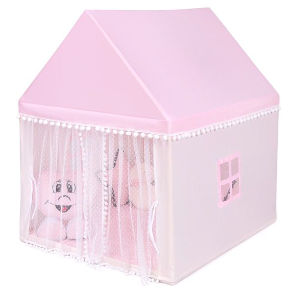 Multipurpose kid's Playhouse Castle with Solid Wood Frame & Cotton Mat for Boys & Girls