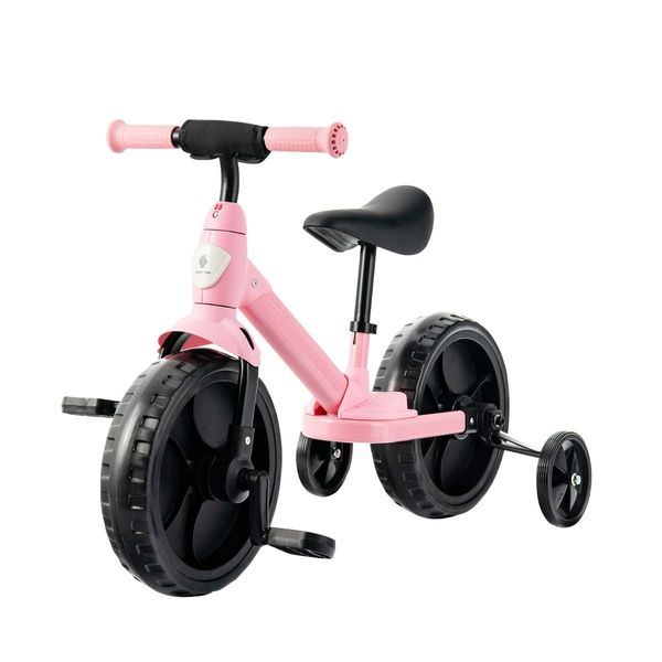 4-in-1 Kids Training Bike with Training Wheels for 2-6 Years Old Kids