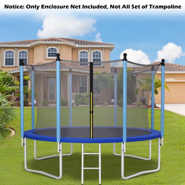 426CM Trampoline Safety Net for Round Trampoline with 8 Poles