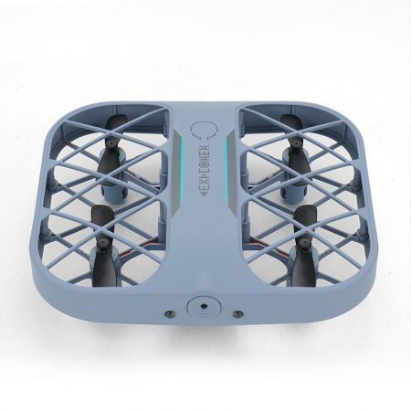 WiFi FPV with 4K HD Camera Headless Mode Grid Full Protection RC Drone Quadcopter RTF without Camera Blue