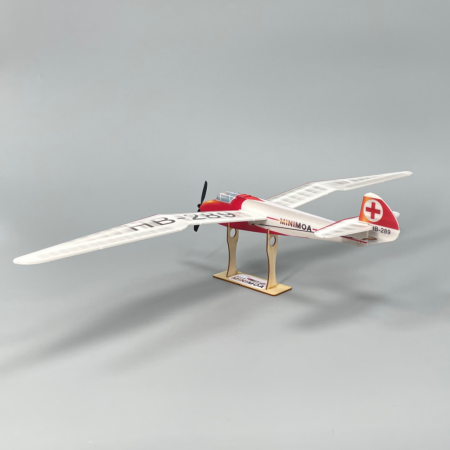 Minimumrc Minimoa Glider Gull-wing 700mm Wingspan KT Foam Micro RC Aircraft Airplane KIT With MotorKIT+Motor