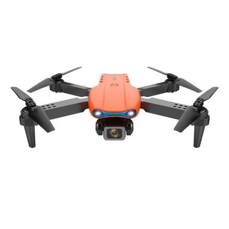 Mini WiFi FPV with 4K 720P HD Dual Camera Air Hovering 15mins Flying Foldable With Dual CameraTwo BatteriesOrange