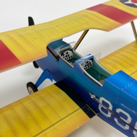 MinimumRC PT-17 Stearman Micro Scale 360mm Wingspan KT Foam RC Airplane Biplane KIT+MotorKIT+Motor