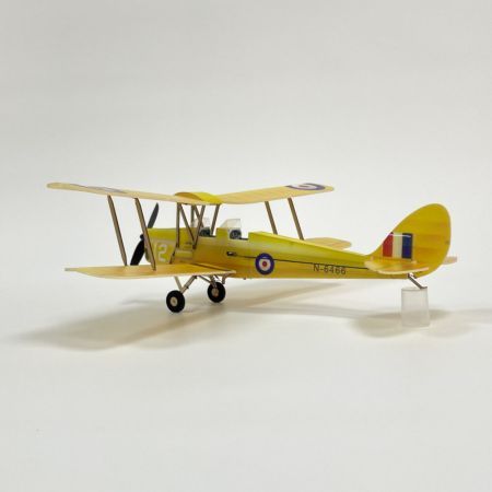 MinimumRC Tigermoth DH-82A Micro Scale 360mm Wingspan KT Foam RC Airplane Biplane KIT+MotorKIT+Motor