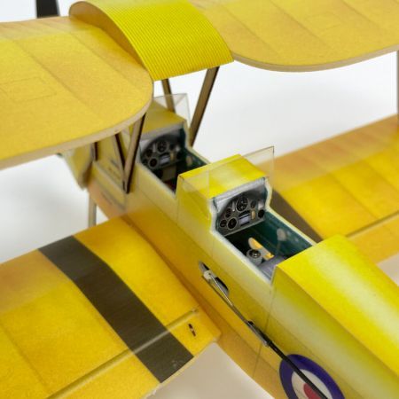 MinimumRC Tigermoth DH-82A Micro Scale 360mm Wingspan KT Foam RC Airplane Biplane KIT+MotorKIT+Motor