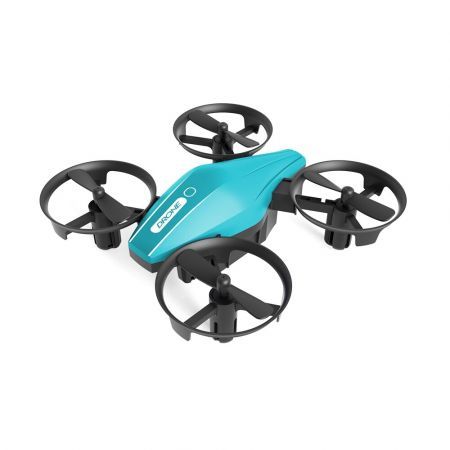 Mini Headless Mode 360 Roll 8mins Flying Time Circle Protection Kids Gifts 2.4G 4CH 6-Axis Two Batteries Blue