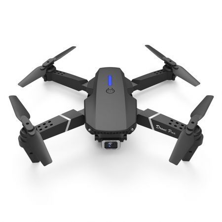 Mini WiFi FPV with 4K 720P HD Dual Camera Altitude Hold Mode Foldable With Single CameraTwo BatteriesBlack