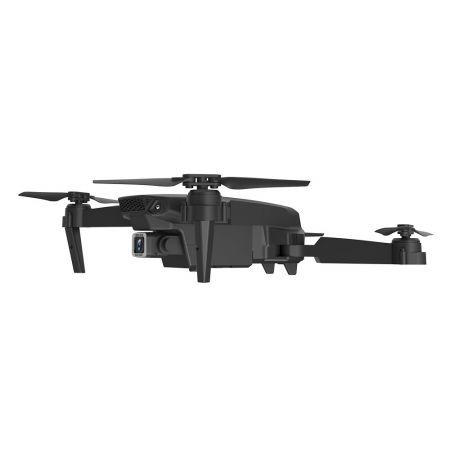 Mini WiFi FPV with 4K 720P HD Dual Camera Altitude Hold Mode Foldable With Single CameraTwo BatteriesBlack