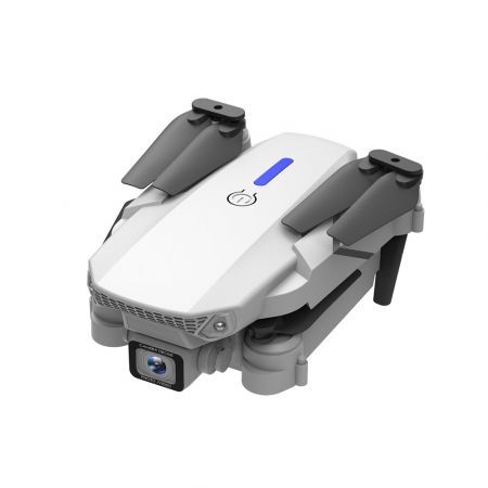 Mini WiFi FPV with 4K 720P HD Dual Camera Altitude Hold Mode Foldable With Single CameraOne BatteryWhite