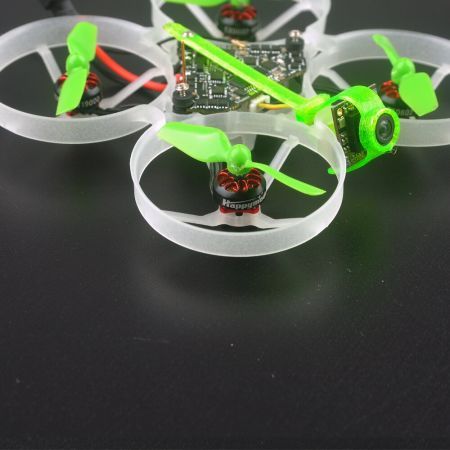 19.5g 75mm 1S  Diamond F4 AIO 5A BB2 ESC Frsky Reciver 25/200mW VTX Whoop FPV BNF w/ EX0802 19000KV Unibell Motor Runcam Nano 3 800TVL Camera