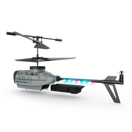 4K Dual Camera Air Gesture Obstacle Avoidance Intelligent Hover RC Helicopter RTFGray No camerawith 2 Batteries