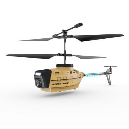 4K Dual Camera Air Gesture Obstacle Avoidance Intelligent Hover RC Helicopter RTFGray No camerawith 2 Batteries