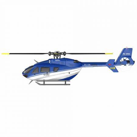 2.4G 4CH 6-Axis Gyro Optical Flow Localization Altitude Hold Flybarless Scale Mode 1 (Right Hand Throttle) with 2 Batteries