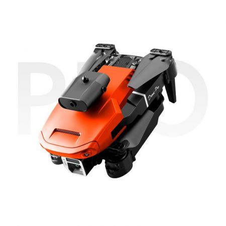 LYZRC E100 WIFI FPV with 4K Camera 360 Obstacle Avoidance 15mins Flight Time 4K Dual CameraTwo BatteriesOrange