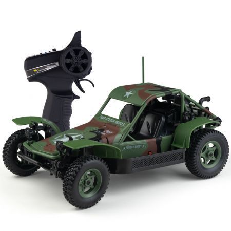 WPL WP14 RTR 1/16 2.4G 4WD RC Car Off-Road Truck Full Proportional Fast Attack Vehicles Model ToysCamouflage Green