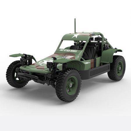 WPL WP14 RTR 1/16 2.4G 4WD RC Car Off-Road Truck Full Proportional Fast Attack Vehicles Model ToysCamouflage Green