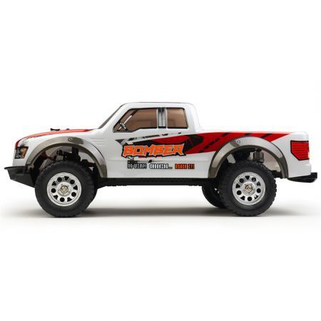 2.4G 4WD 45km/h Brushed RC Car Pickup Off-Road Climbing Truck LED Light Full Proportional Vehicles Models Toys Blue