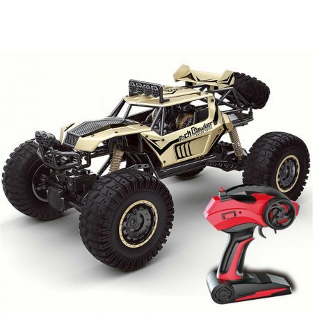 SF 609E 1/8 2.4G 4WD RC Car Electric Off-Road Vehicles Monster Truck Alloy Shell RTR Model Kid Children ToysBlack