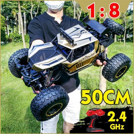 SF 609E 1/8 2.4G 4WD RC Car Electric Off-Road Vehicles Monster Truck Alloy Shell RTR Model Kid Children ToysBlack