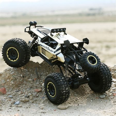 SF 609E 1/8 2.4G 4WD RC Car Electric Off-Road Vehicles Monster Truck Alloy Shell RTR Model Kid Children ToysBlack