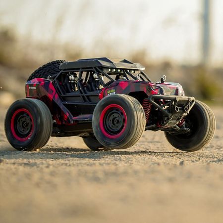 JJRC Q141 1/16 2.4G 4WD Off Road High Speed RC Car Racing Desert Electric Vehicle Models w/ LED lightBlack