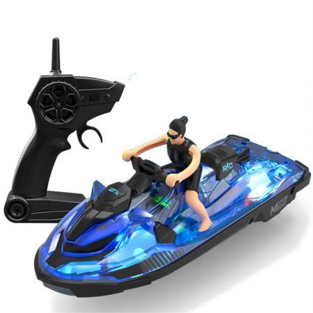 LMRC LM13-D RTR 2.4G 4CH RC Boat Motorboat Remote Control Racing Ship Waterproof Speedboat Toys Vehicle ModelsOne BatteryGreen