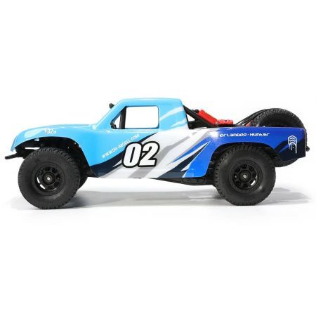 1/32 RWD Mini Truck RC Car KIT Rear Drive SUV DIY Parts Pipe Micro Roll Cage Trophy Movable Off-road Climbing With Motor ESC Servo Red