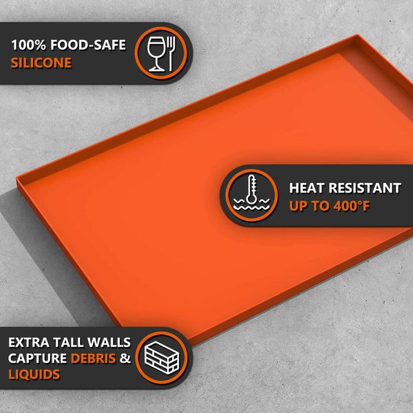 Silicone Griddle Mat for Blackstone 36 Inch Griddle,Heavy Duty Food Grade Silicone Griddle Cover,Protect Your Griddle from Dirt & Rust All Year Round (36Inch)