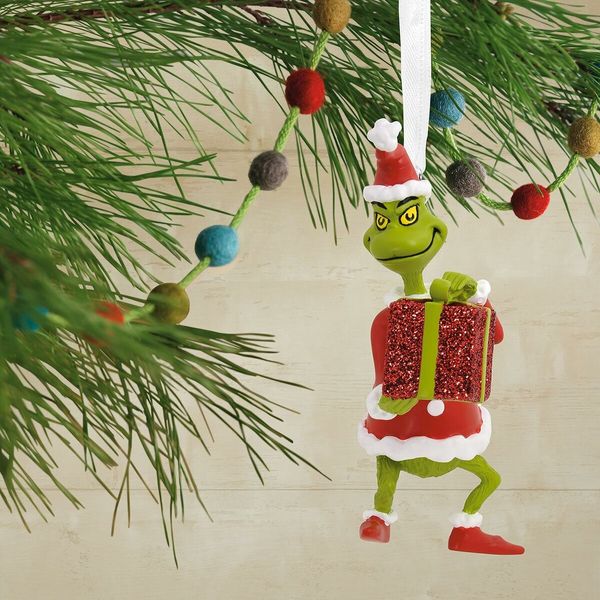 How The Grinch Stole Christmas! Grinch with Present Christmas Ornament