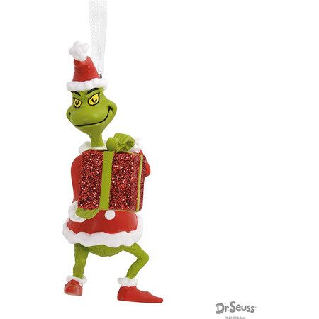 How The Grinch Stole Christmas! Grinch with Present Christmas Ornament