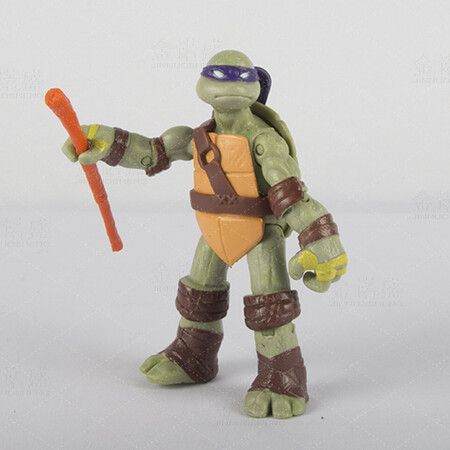 Ninja Turtles: Mutant Mayhem Basic Figure Turtle 4-Pack Bundle by Playmates Toys for Age 3-12