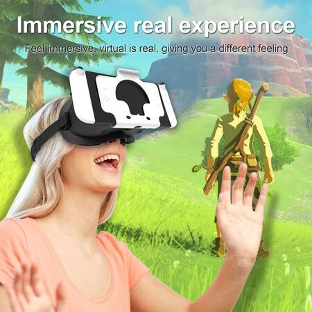 For Nintendo Switch OLED VR Headset Glasses 3D Virtual Reality Movies Gaming NS Headband Glasses fo Nintendo Switch Game Console