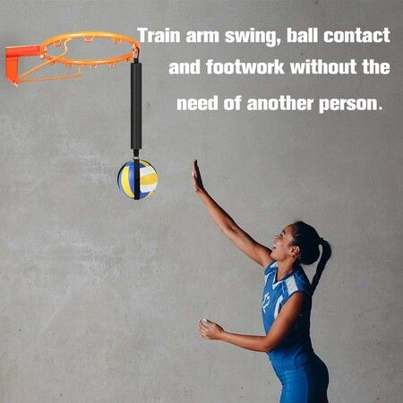 Volleyball Spike Trainer, Adjustable Volleyball Training Equipment Aid, Volleyball Spike Training System