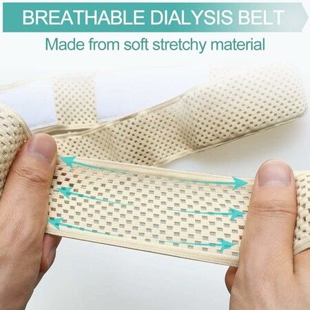 Comfortable Breathable Peritoneal Dialysis Belt PD Catheter Holder Accessories for Men Women Size:M 73-105 CM