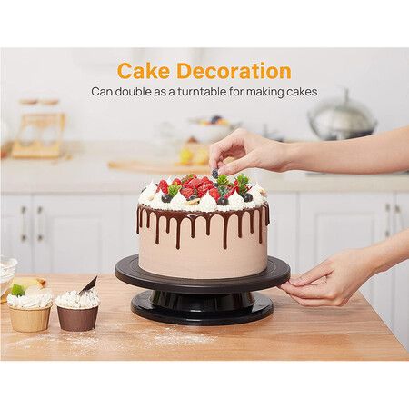 11 Inch Rotate Turntable Sculpting Wheel Revolving Cake Turntable for Paint Spraying Spinner, Cake Decorating, Displaying Item