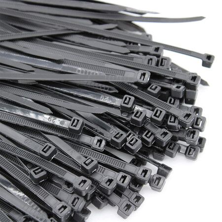 Self Locking Wire Cable Zip, 1000 Pcs Tie Fasten Wrap 6 Inch Nylon Zip Tie By Magicorange (3X150mm, Black)