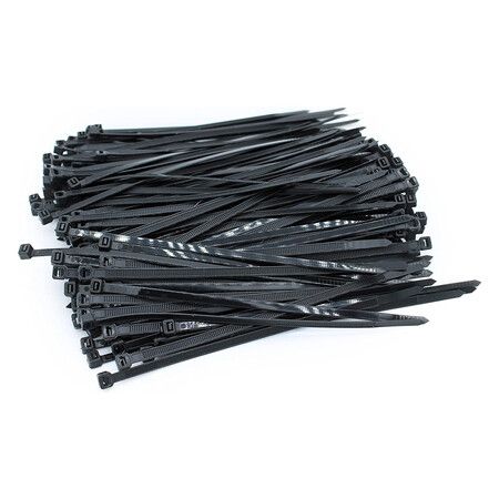 Self Locking Wire Cable Zip, 1000 Pcs Tie Fasten Wrap 6 Inch Nylon Zip Tie By Magicorange (3X150mm, Black)