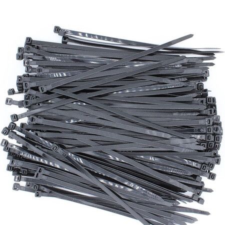 Self Locking Wire Cable Zip, 1000 Pcs Tie Fasten Wrap 6 Inch Nylon Zip Tie By Magicorange (3X150mm, Black)