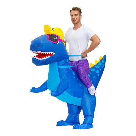 Adult Inflatable Costume, Inflatable Dinosaur Costume, Halloween Costumes for Men and Women, Funny Costumes(150-190 CM)