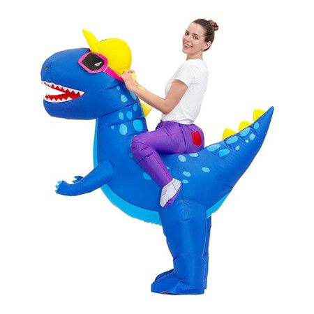 Adult Inflatable Costume, Inflatable Dinosaur Costume, Halloween Costumes for Men and Women, Funny Costumes(150-190 CM)