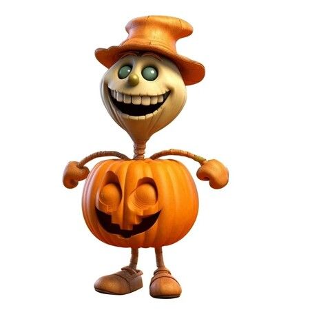 Halloween Pumpkins Doll, Garden Squash Decoration Statue Desktop Decoration