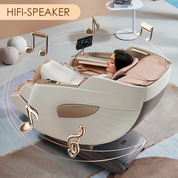 Full Body Massage Chair Massaging Machine Foot Back Massager Deep Tissue Shiatsu Neck Leg Head Relax 4D Home Recliner Aroma Therapy