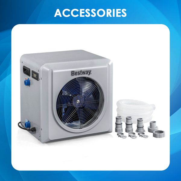 Bestway Pool Heater 4KW Above Ground Flowclear Water Temperature Heating Equipment Fish Pond