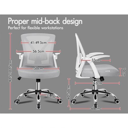 ALFORDSON Office Chair Executive Mesh Seat Tilt Gaming Racing Computer Fabric