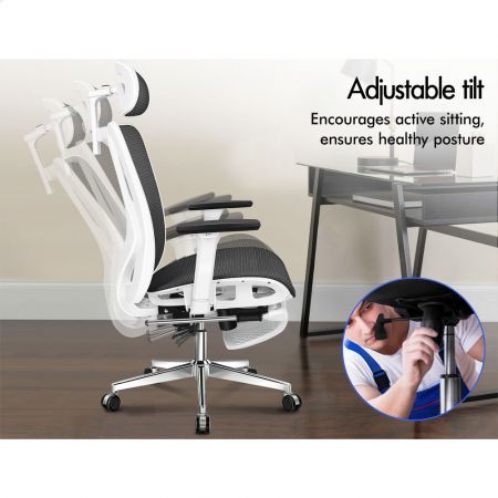 ALFORDSON Ergonomic Office Chair Mesh Executive Seat Work Computer Gaming