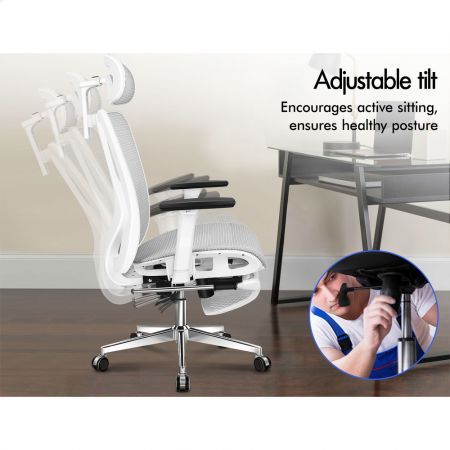 ALFORDSON Ergonomic Office Chair Executive Mesh Seat Gaming Work Computer