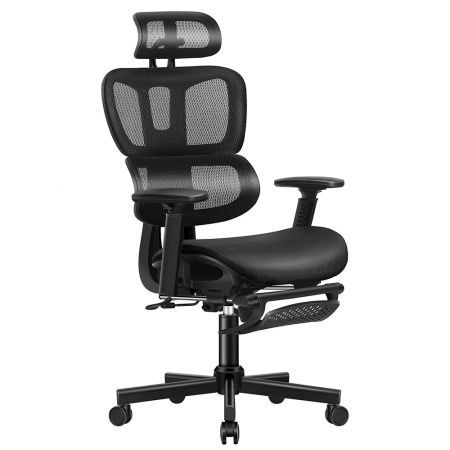 ALFORDSON Ergonomic Office Chair Mesh Executive Seat Work Computer Gaming Black