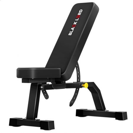 BLACK LORD Commercial Weight Bench Flat Incline Press Sit-up Fitness Home Gym